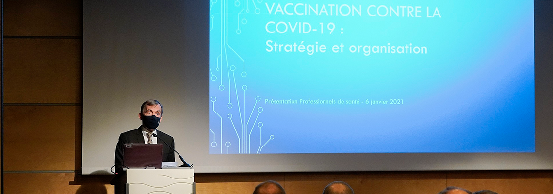 Presentation of COVID-19 vaccination