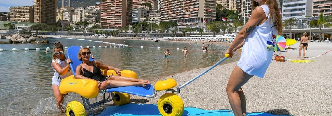 Nuova zona di spiaggia dedicata alle persone con disabilità